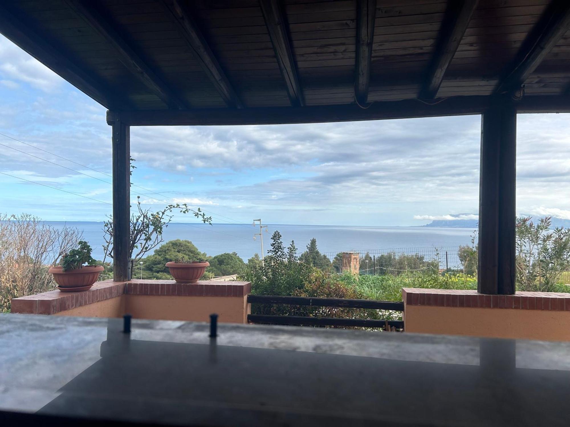 La Terrazza Su Pispisa Villa Castellammare del Golfo Kültér fotó